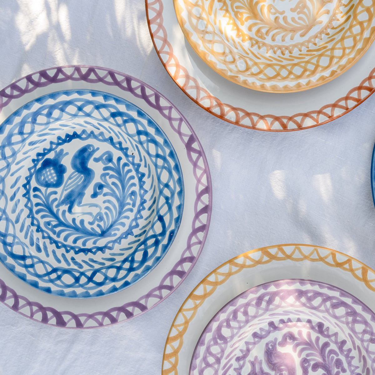 Casa Celeste Salad Plate with Traditional Designs