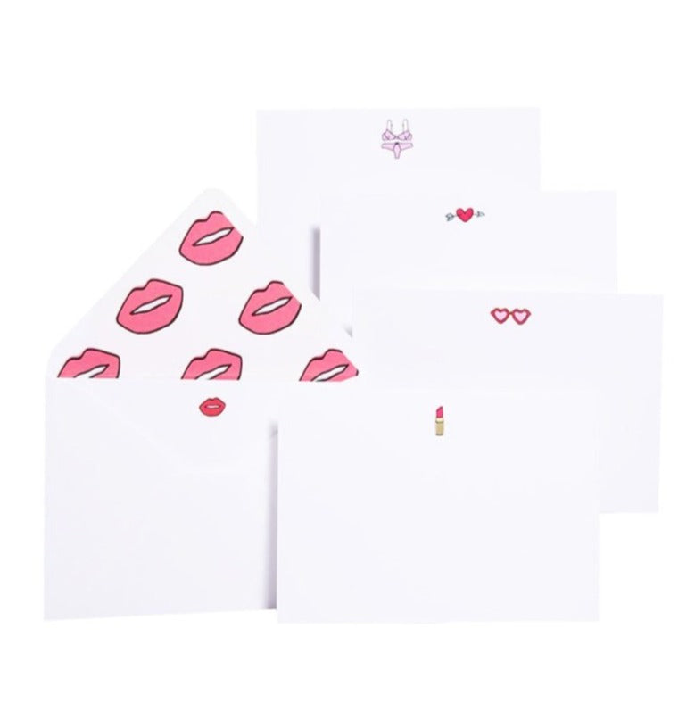 Flirty Notecards, Set of 10