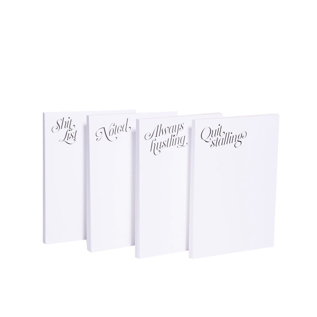 Cheeky Notepads, Set of 4