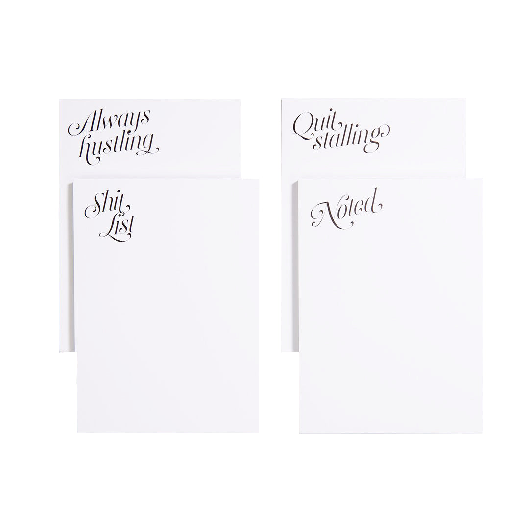 Cheeky Notepads, Set of 4