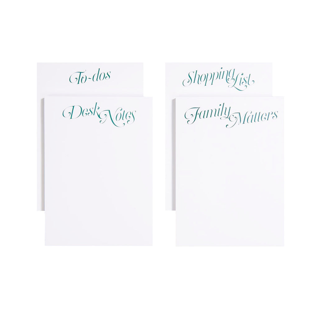 Maison Notepads, Set of 4