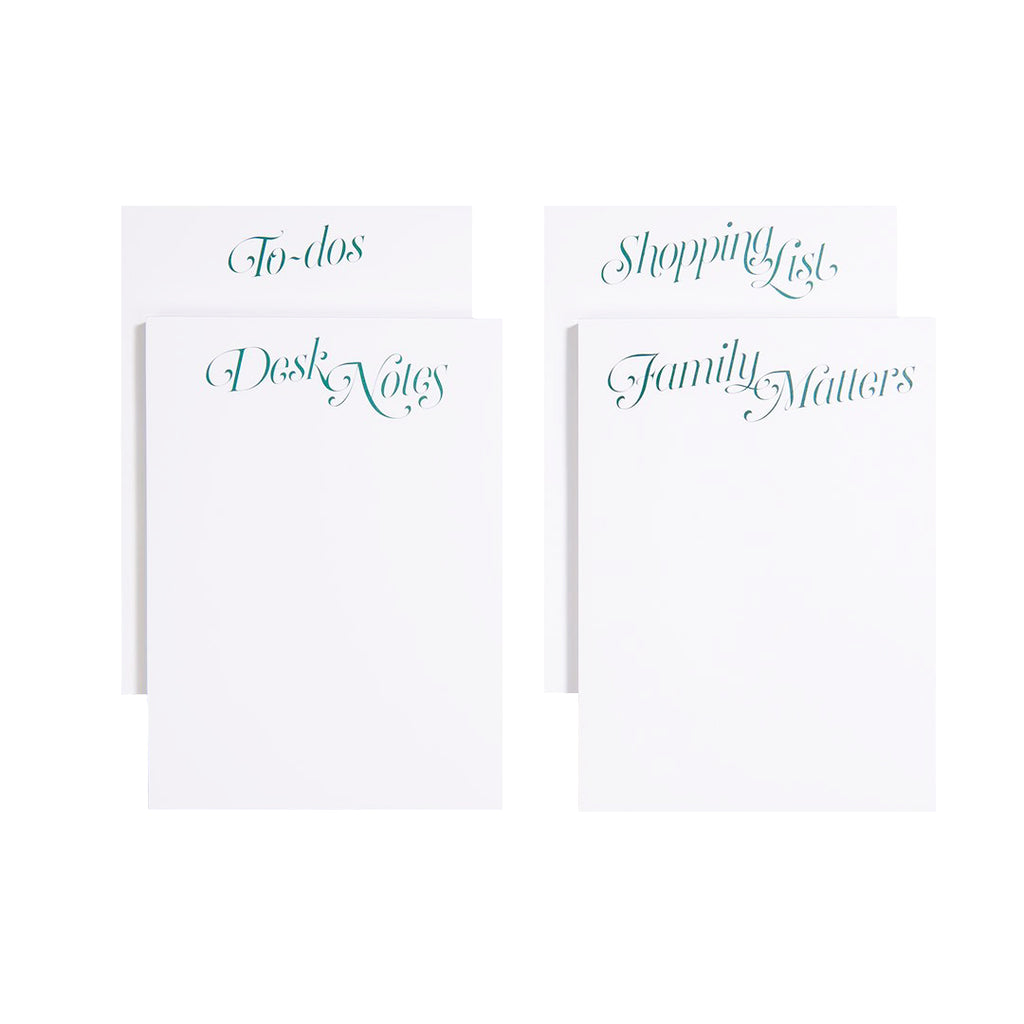 Maison Notepads, Set of 4