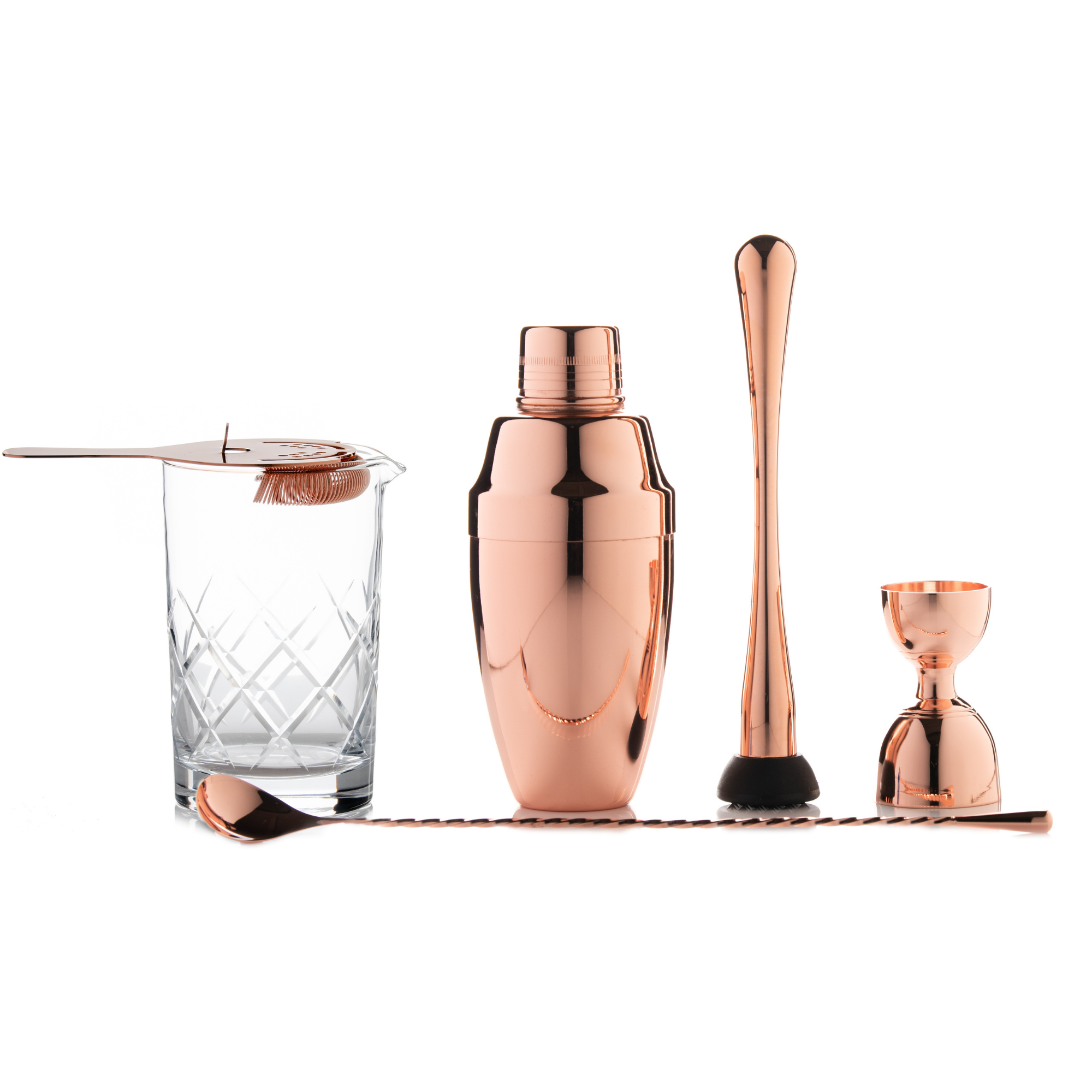 Deluxe Copper Bar Tools Set