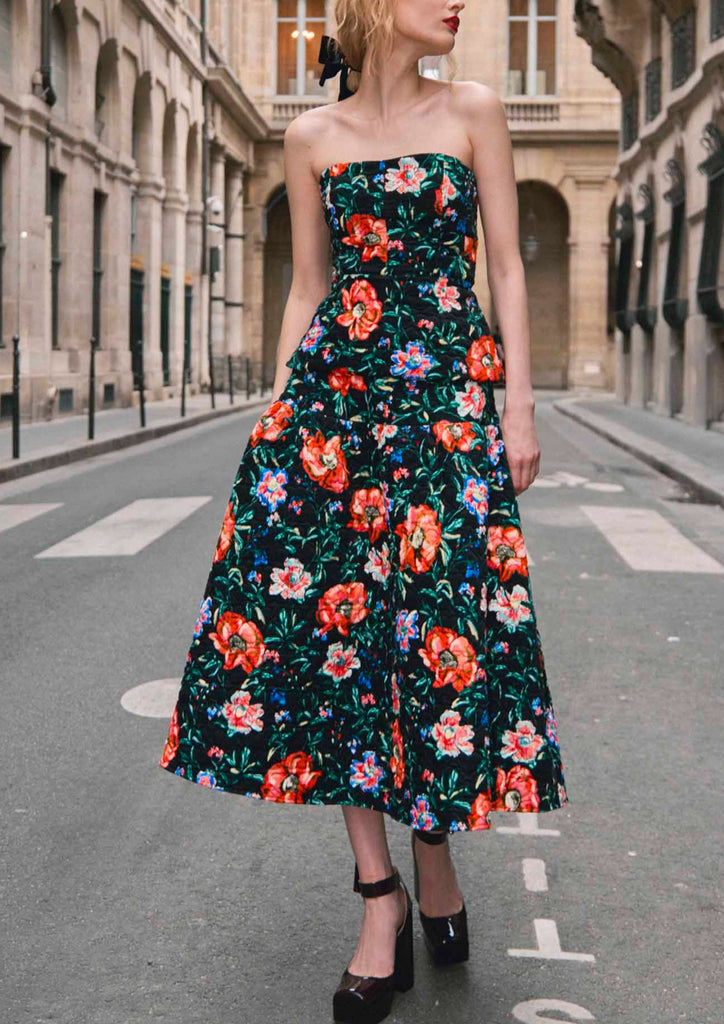 Remy Skirt in Holiday Floral