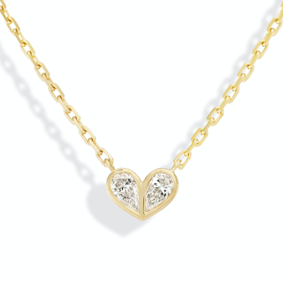 Sweetheart Necklace in Diamond