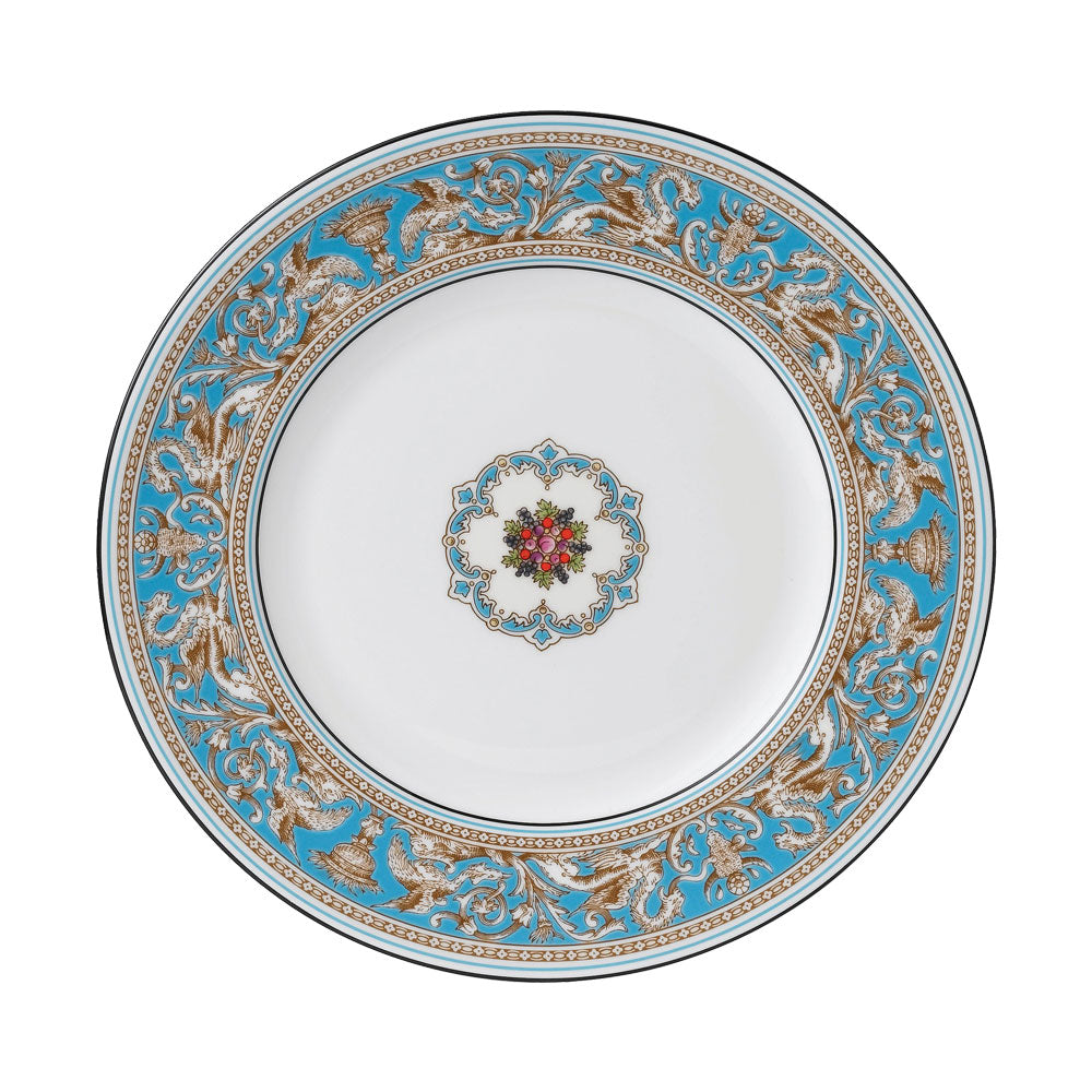 Florentine Turquoise Dinner Plate 10.75"