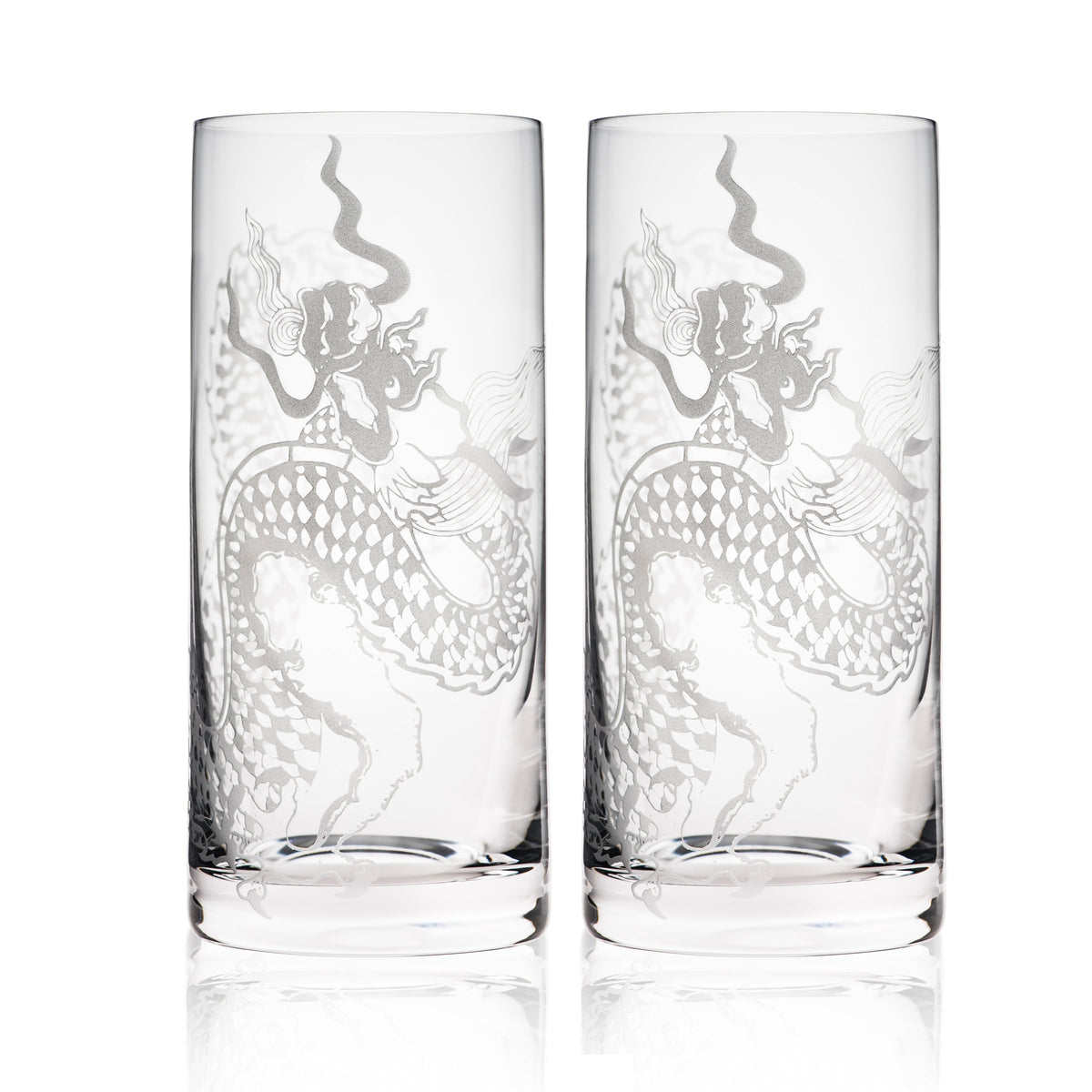 Dragon Tall Drink Glasses