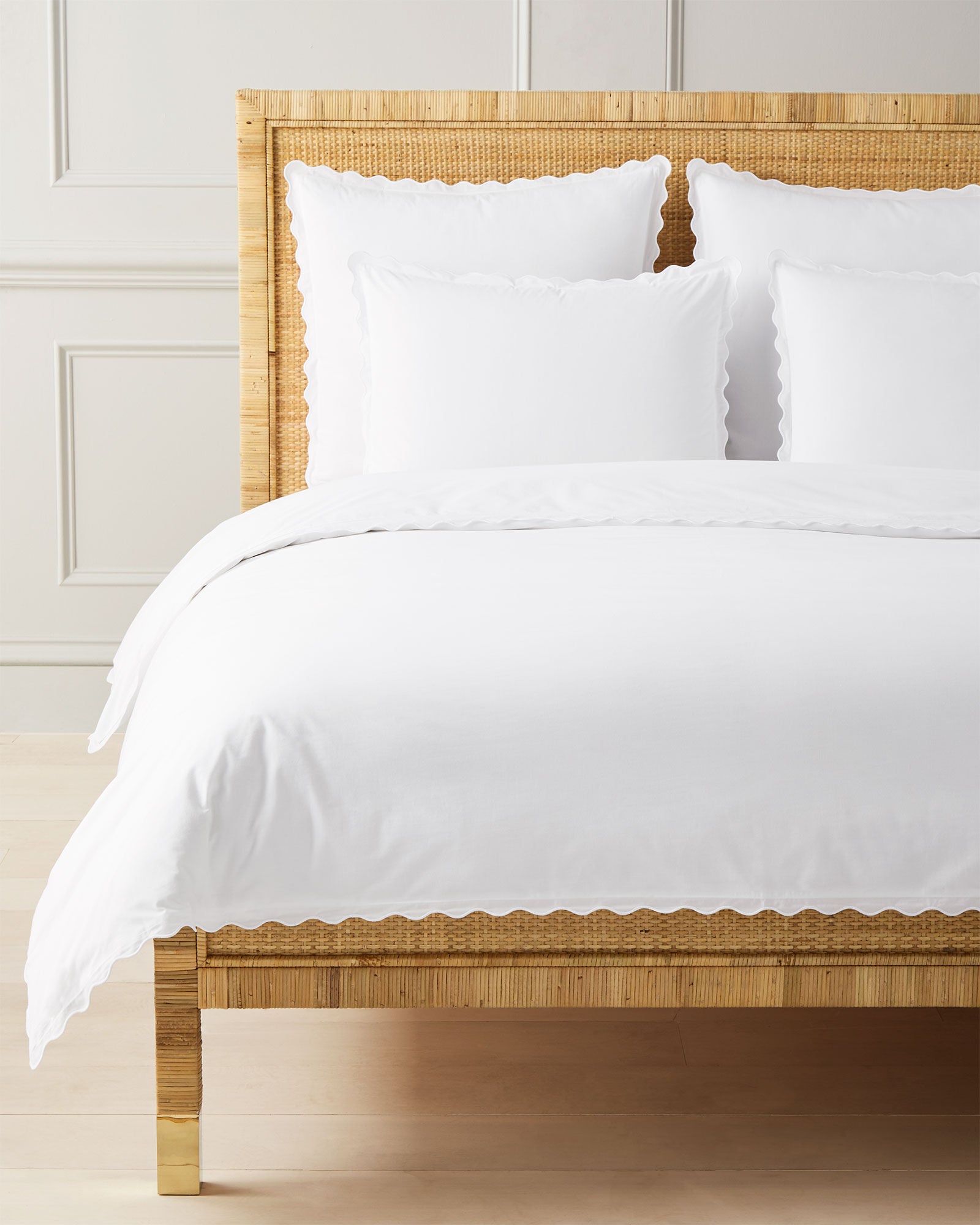 Wave Percale Duvet Cover
