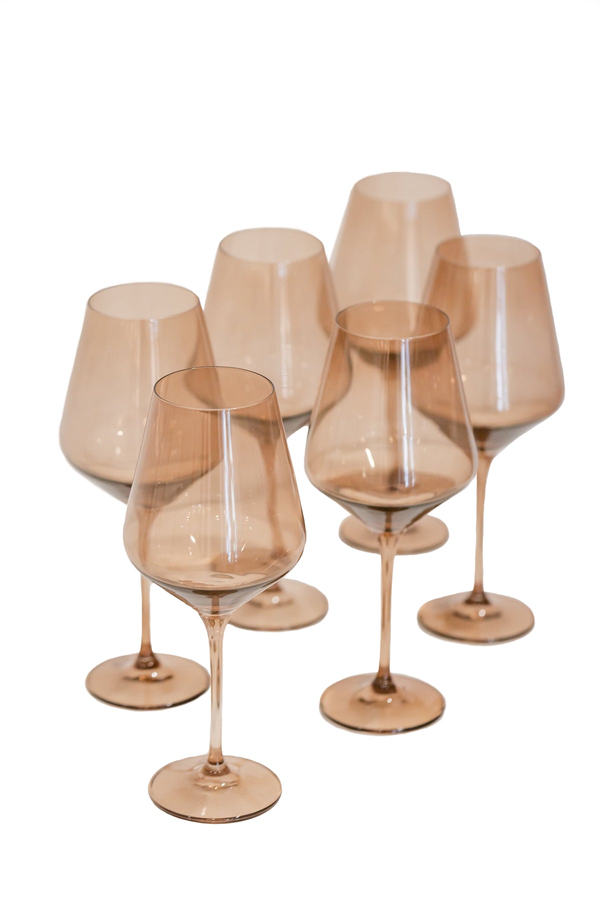 Estelle Colored Wine Stemware - Set of 6 {Red}