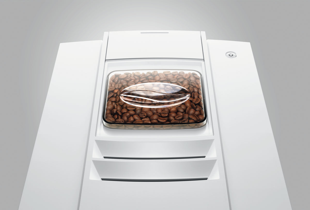E4 Fully Automatic Coffee Machine in Piano White