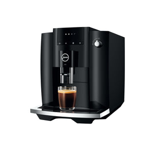 E4 Fully Automatic Coffee Machine in Piano Black