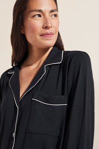 Gisele Sleepshirt in Black/Sorbet