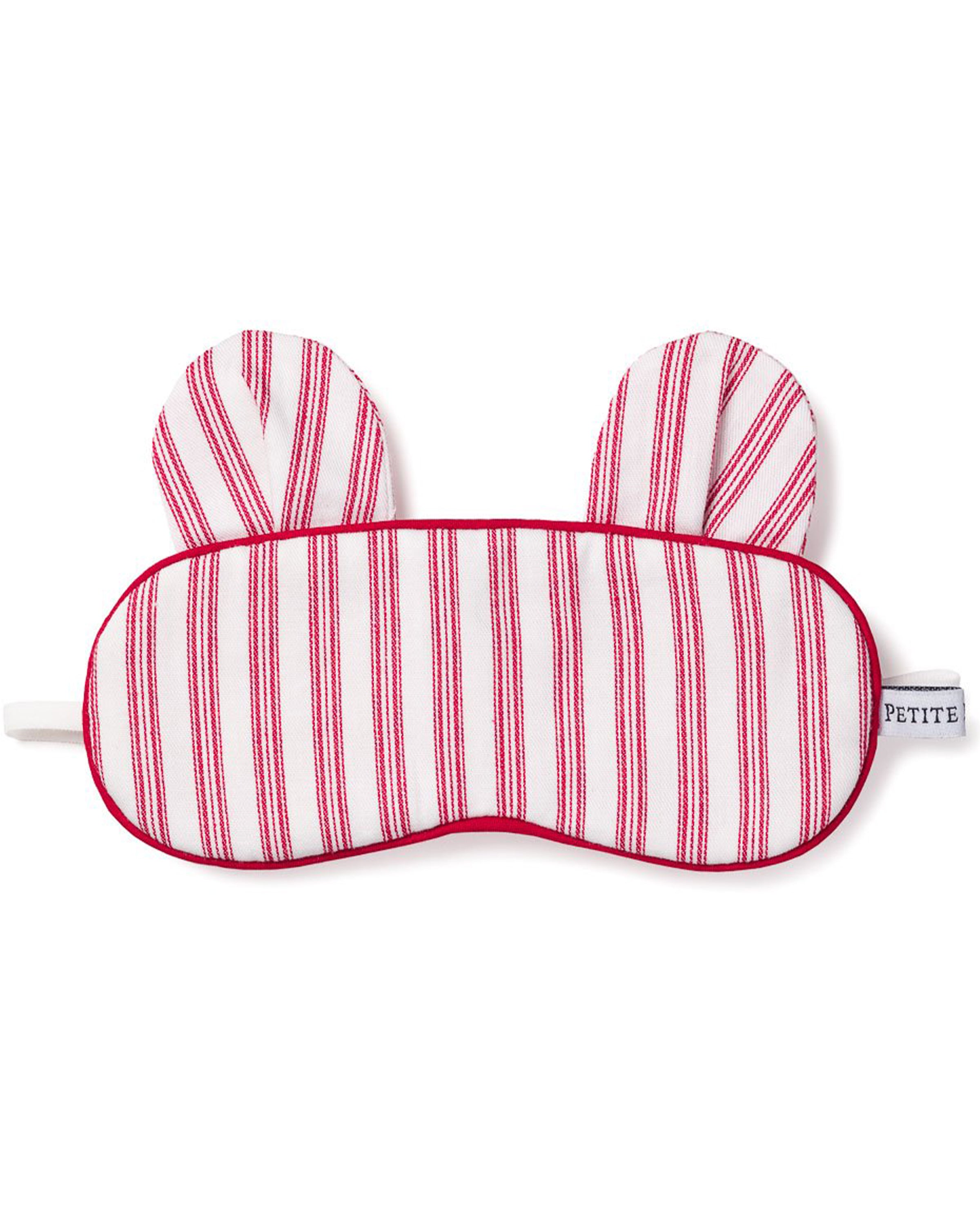 Children’s Antique Red Ticking Bear-y Sweet Eye Mask