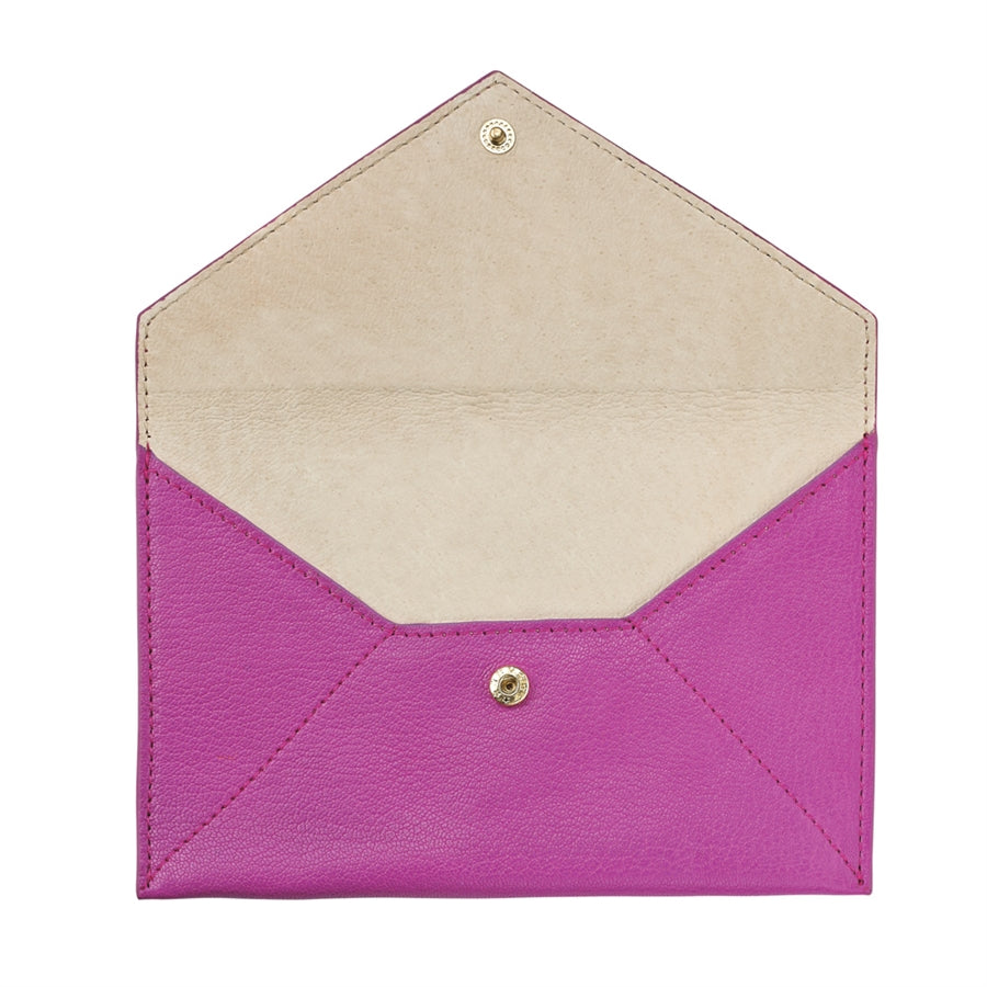 Medium Envelope in Goatskin Leather