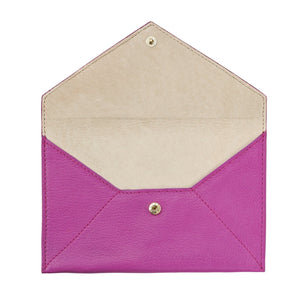 Medium Envelope in Goatskin Leather