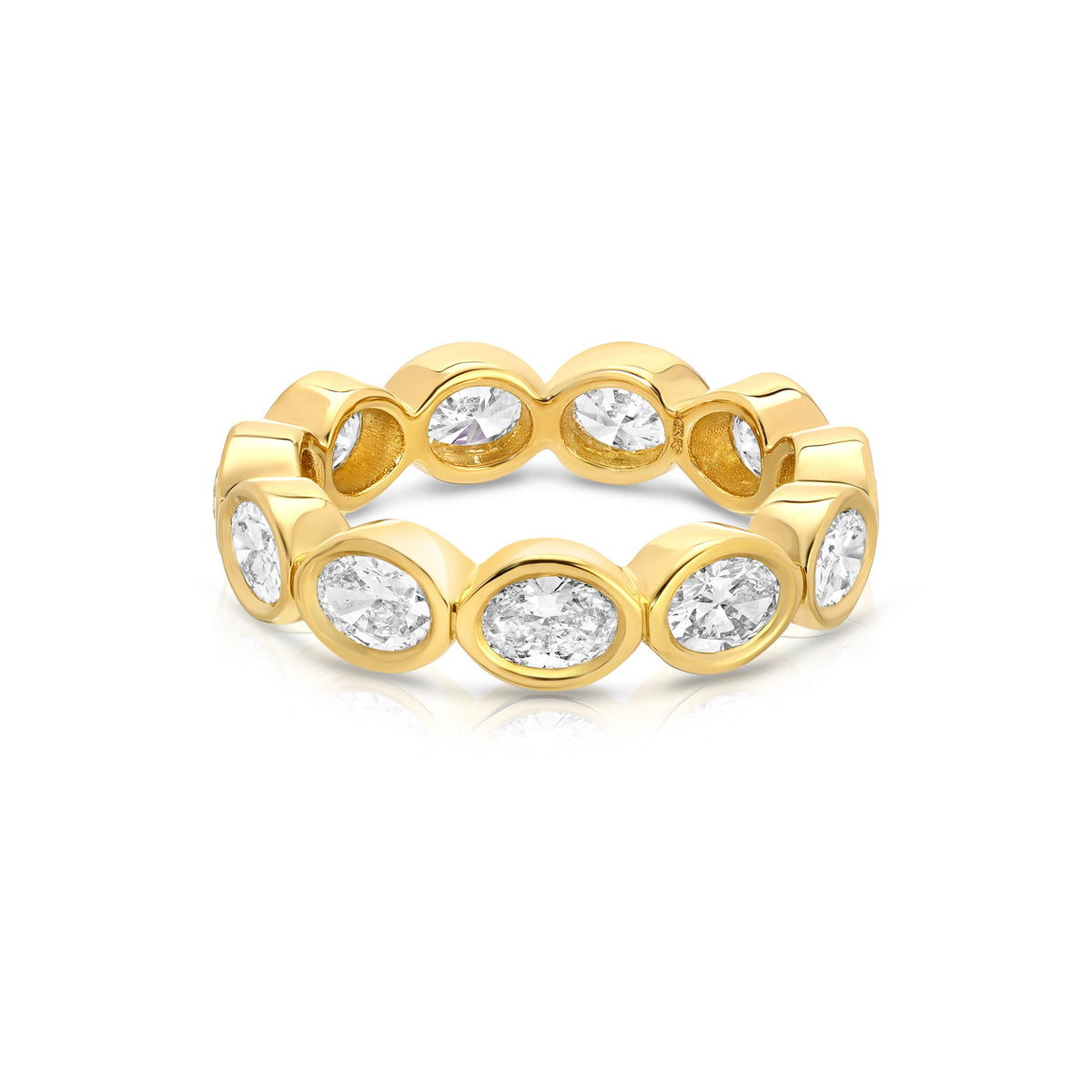 EW Bezel Oval Eternity Band