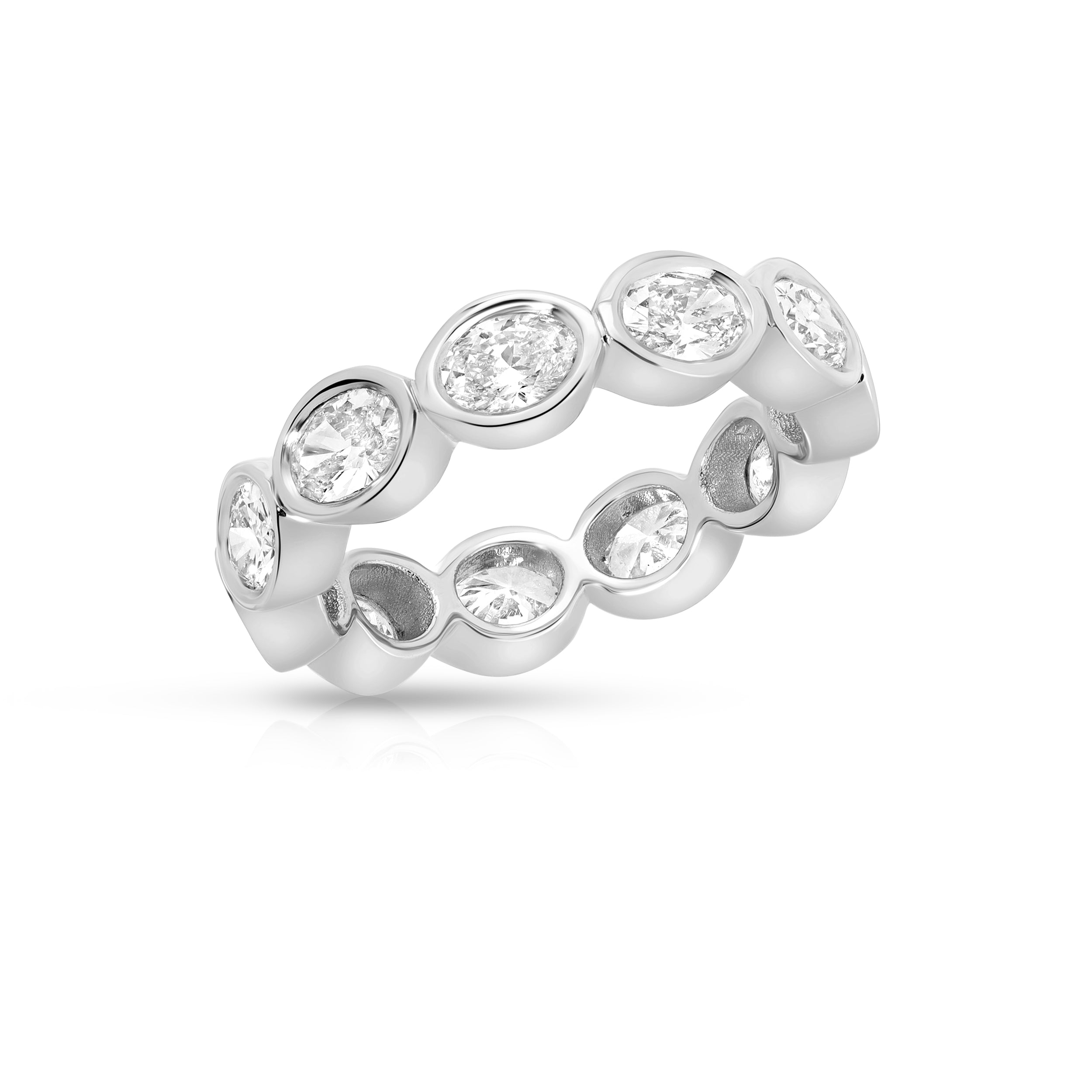 EW Bezel Oval Eternity Band