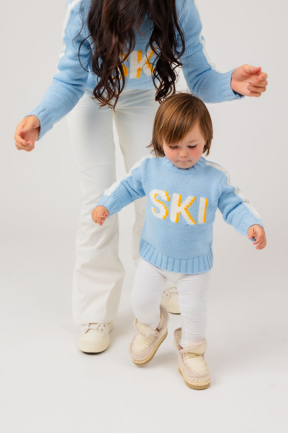 Children’s Retro Ski Crewneck Sweater