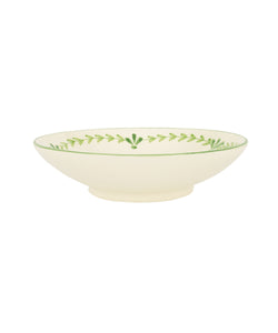 Rebecca Udall Elouise hand painted pasta bowl crockery, sage green