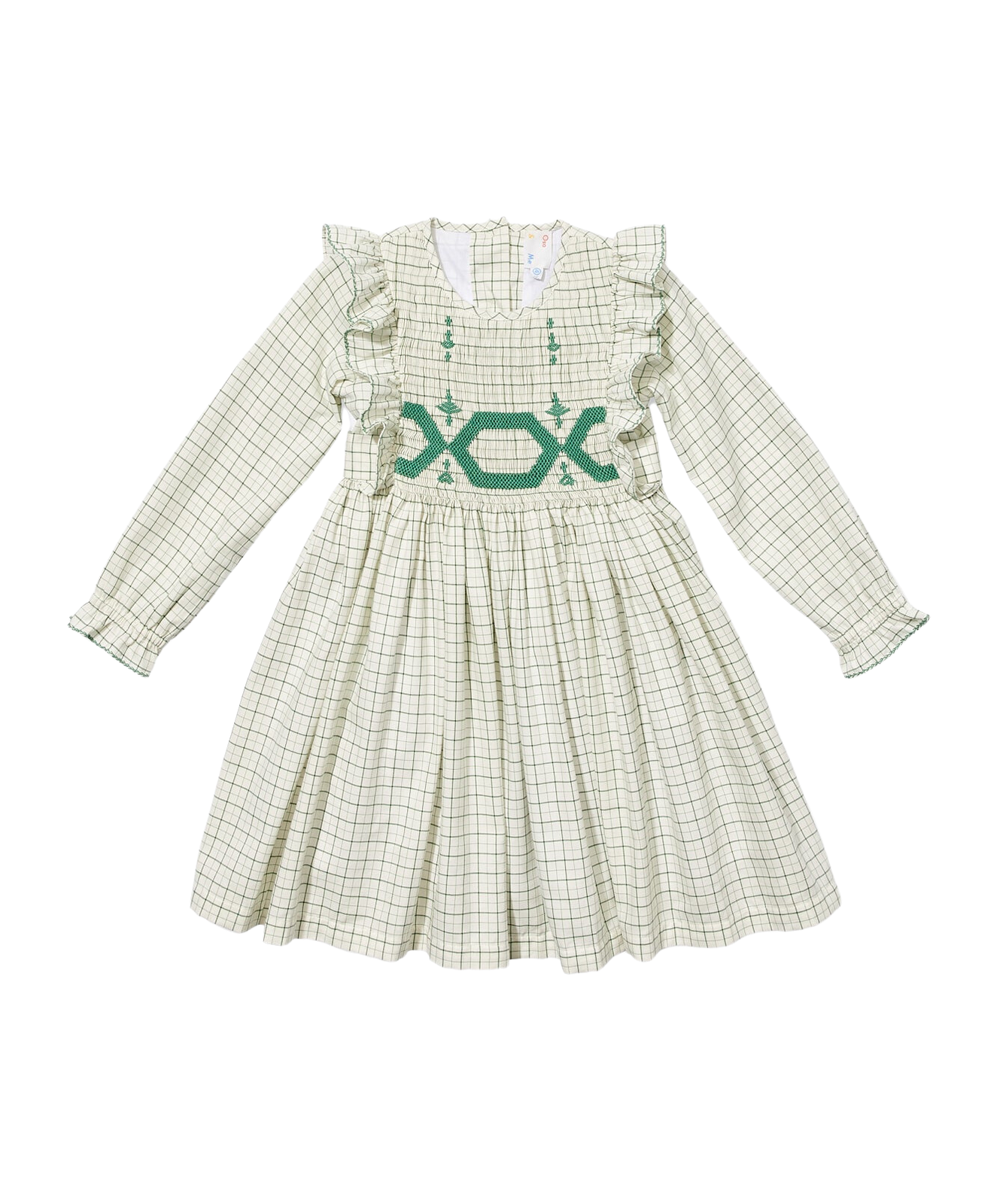 Emily Dress in Green Tattersall