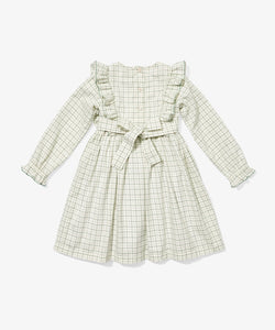 Emily Dress in Green Tattersall