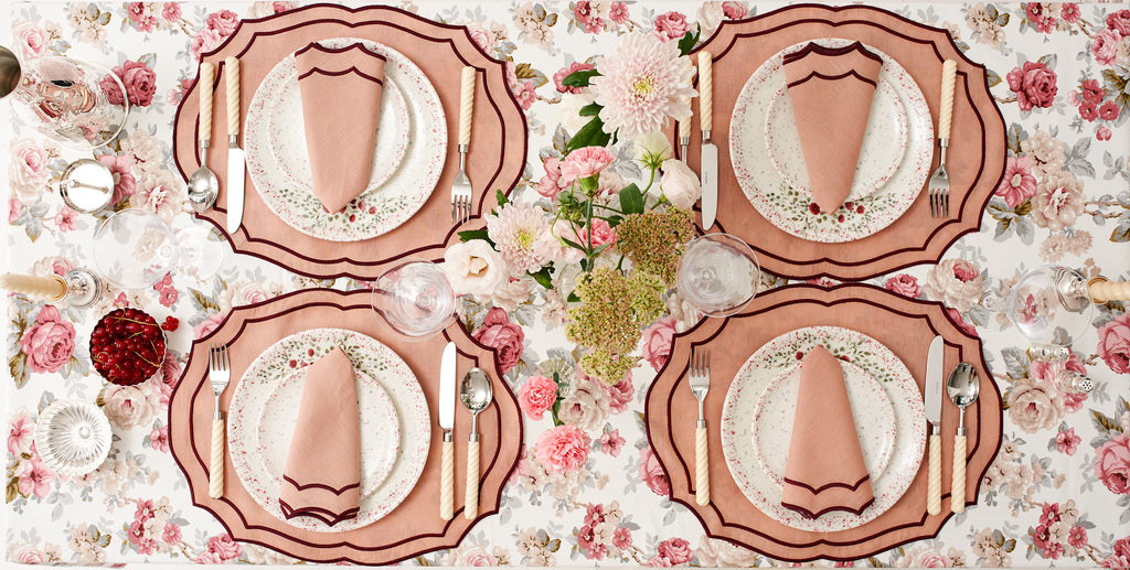 Eva Tablecloth in Rose Floral