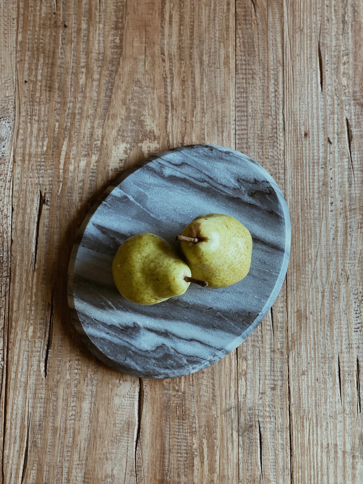Black Oval Marble Tray