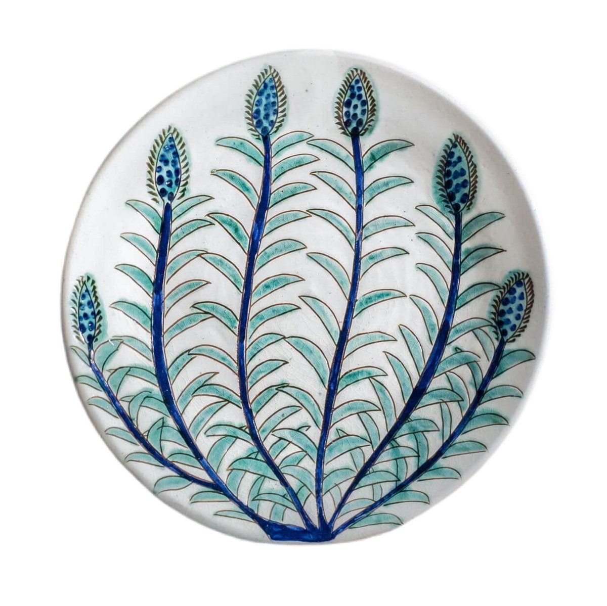 Blue & Green Buds Platter
