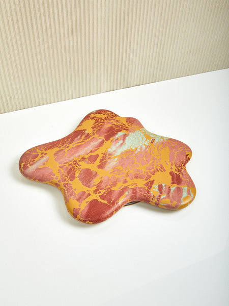 Wavy Lazy Susan in Strawberry Jam
