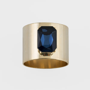 Single Gem Napkin Rings, Set of Two