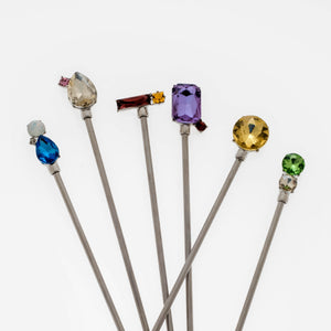 Jeweled Swizzle Sticks