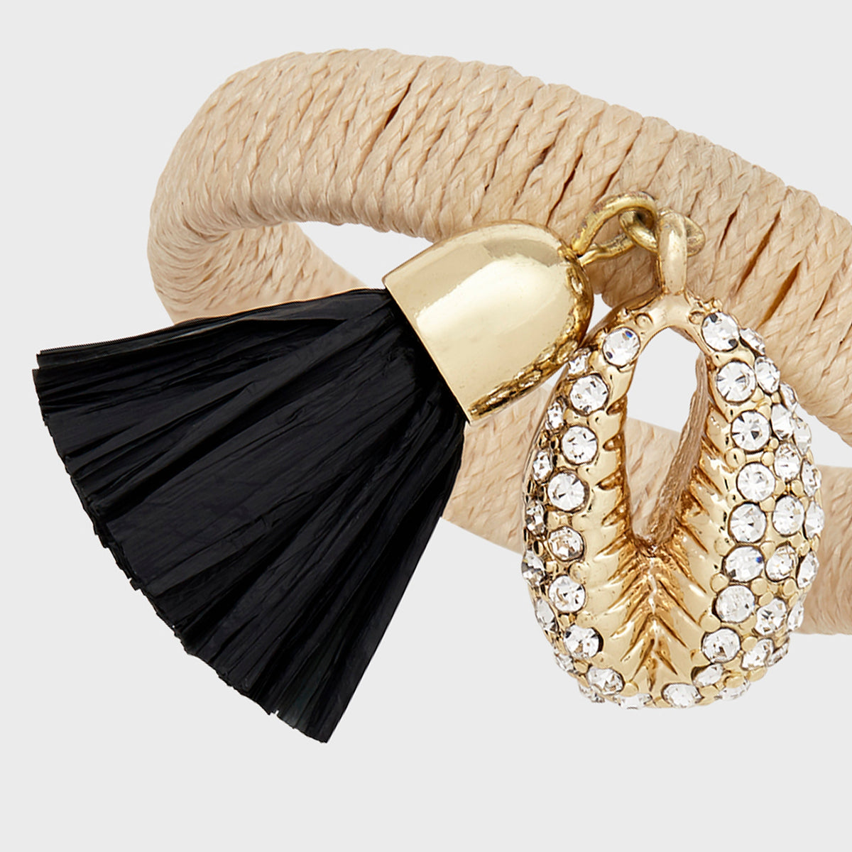 Skinn Puka Shell Napkin Ring in Black, Set of Four