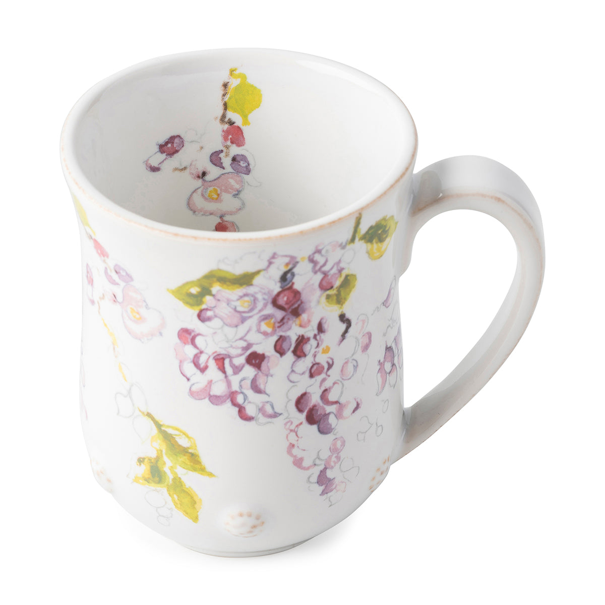 Berry & Thread Floral Sketch Wisteria Mug