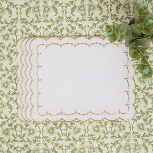 Gold Poppy Placemats, Set of 4