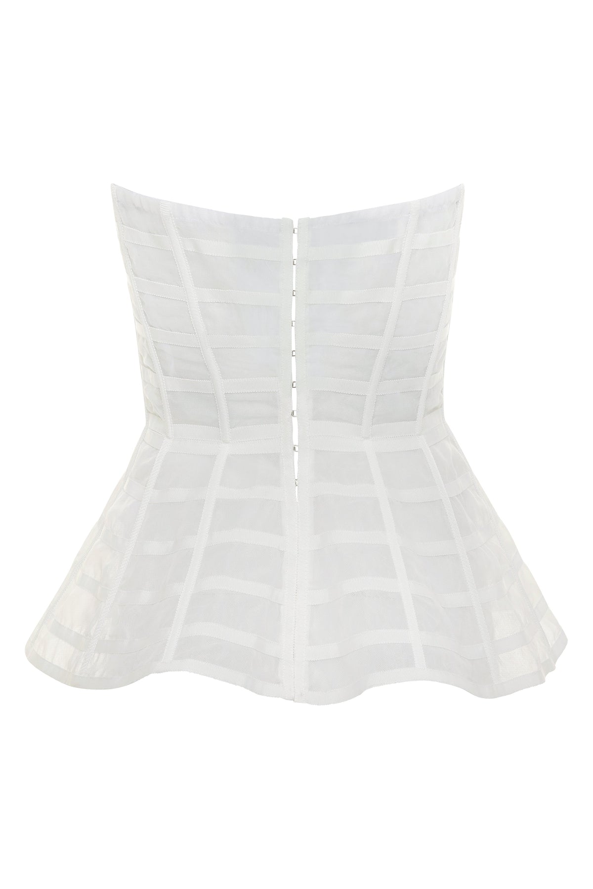 Mia Sheer Peplum Corset