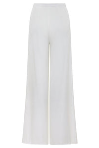 Dessy Satin Palazzo Pants