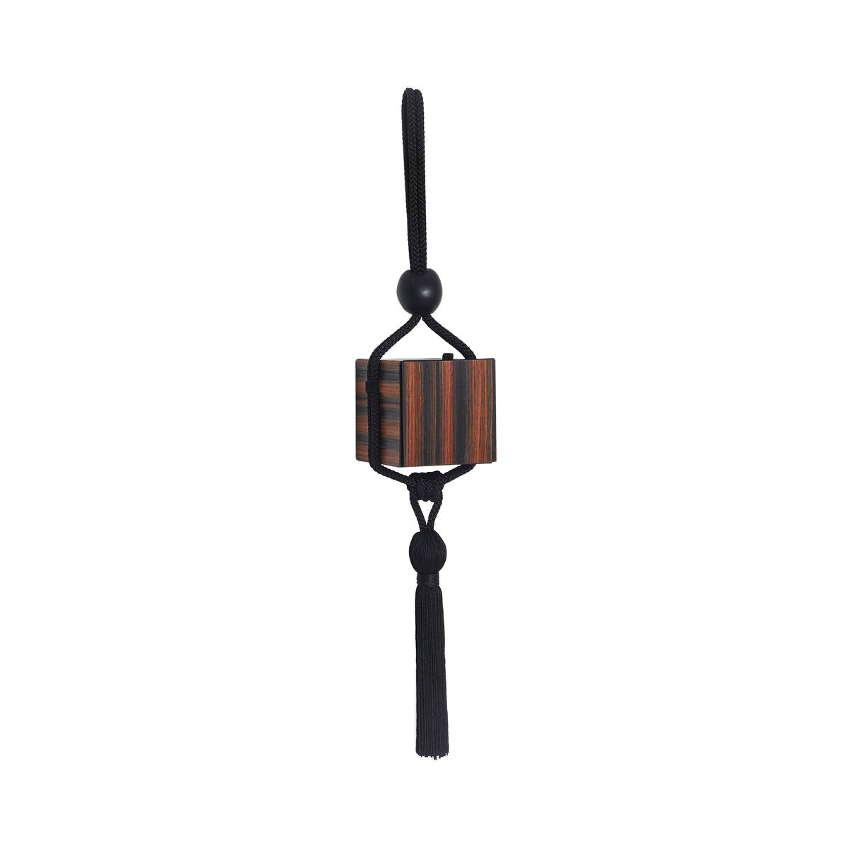 Eva Box in Brown Stripe Wood