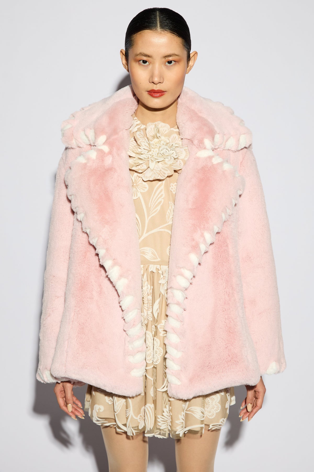 Julia Faux Fur Jacket - Main Image