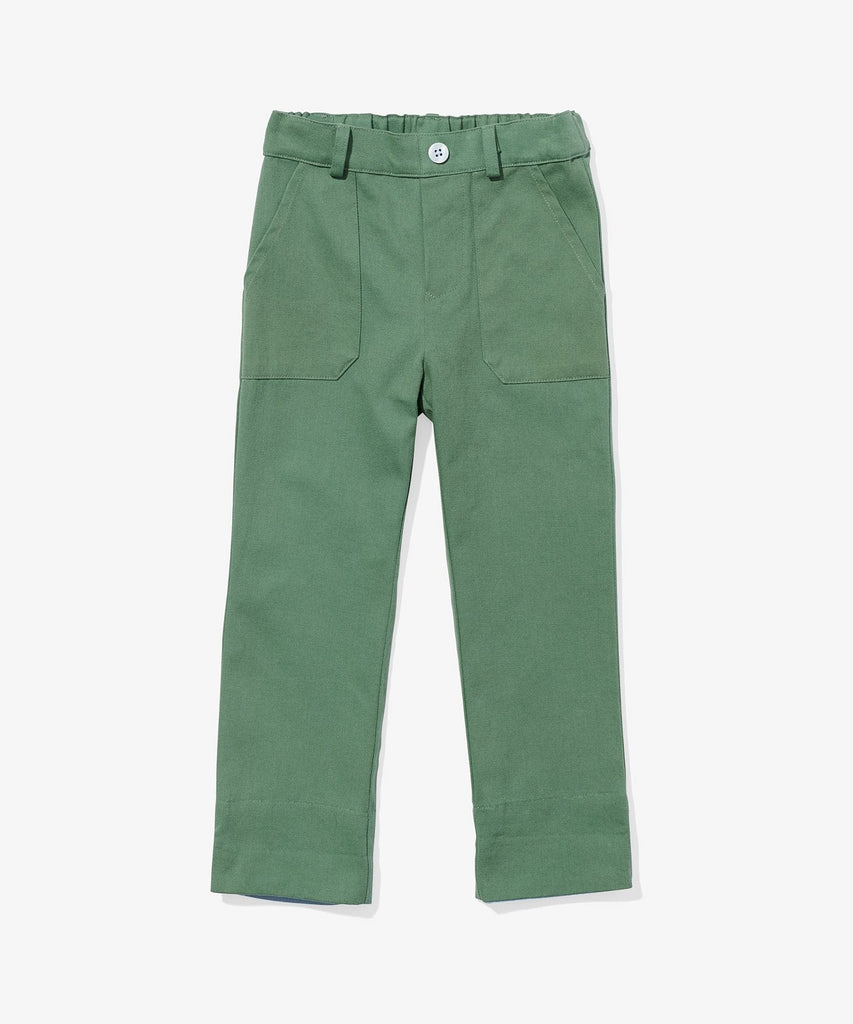 Slim Fit Corduroy trousers - Dark green - Kids | H&M