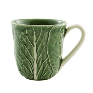 Cabbage Mug in Green, Set of 4