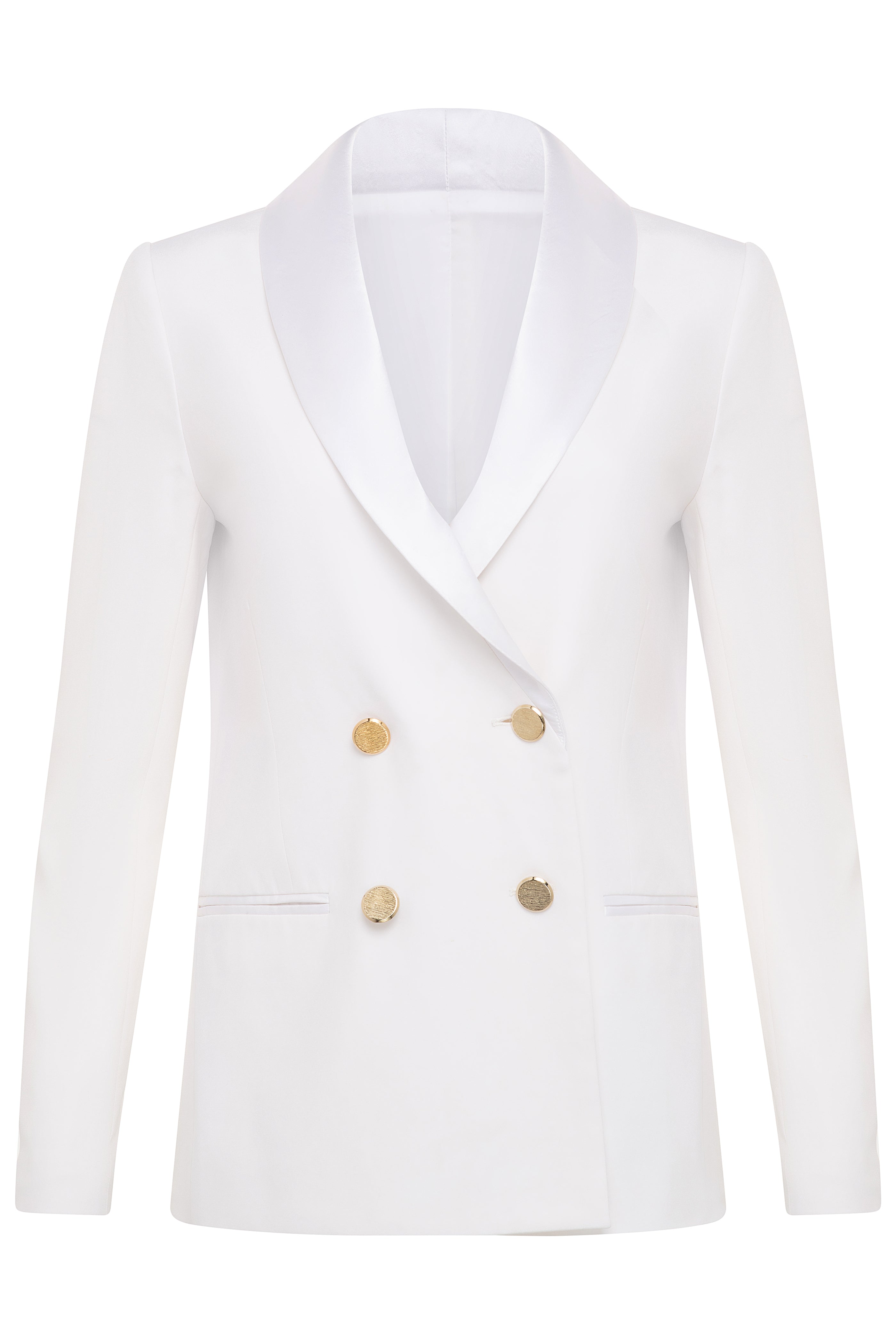 Cherie Silk Shawl Lapel Blazer