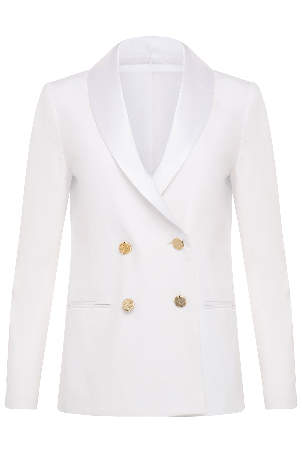 Cherie Silk Shawl Lapel Blazer