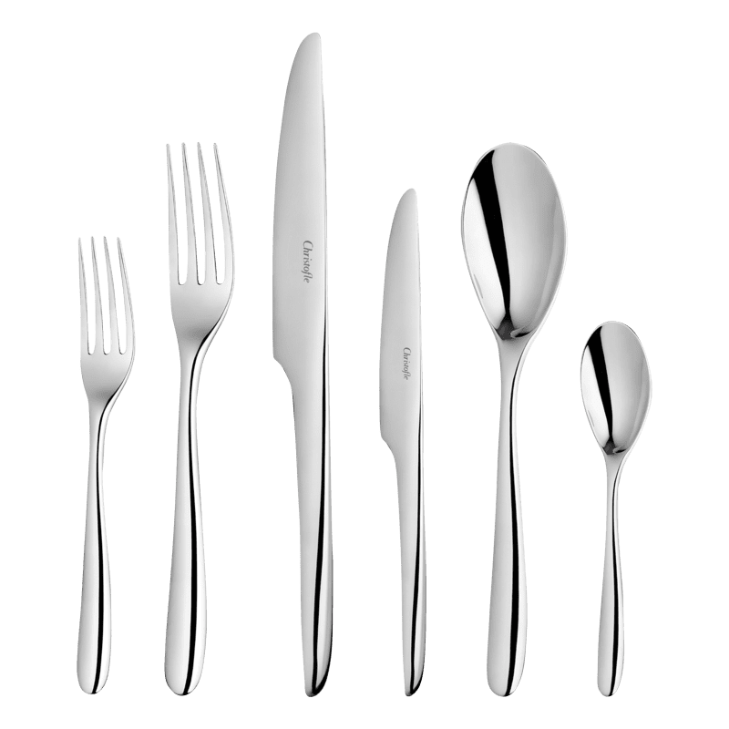 36-Piece Stainless Steel Flatware Set L'Ame de Christofle