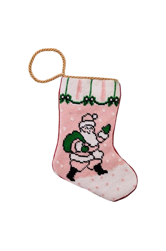 For Pete Sake Pottery You Better Not Pout Santa Bauble Stocking