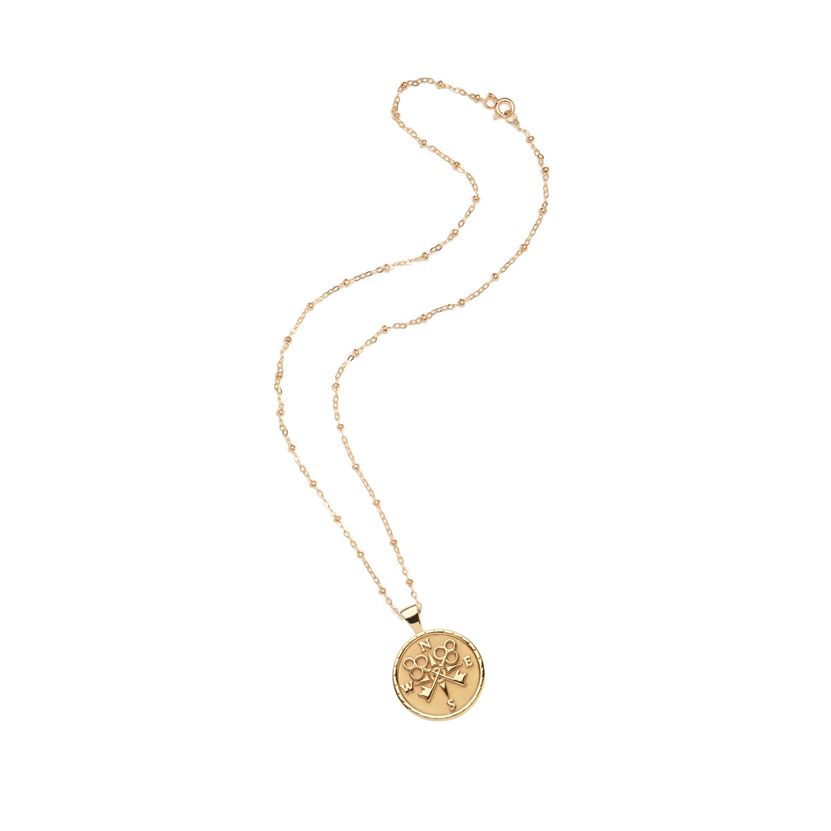 Forever JW Small Pendant Coin Necklace