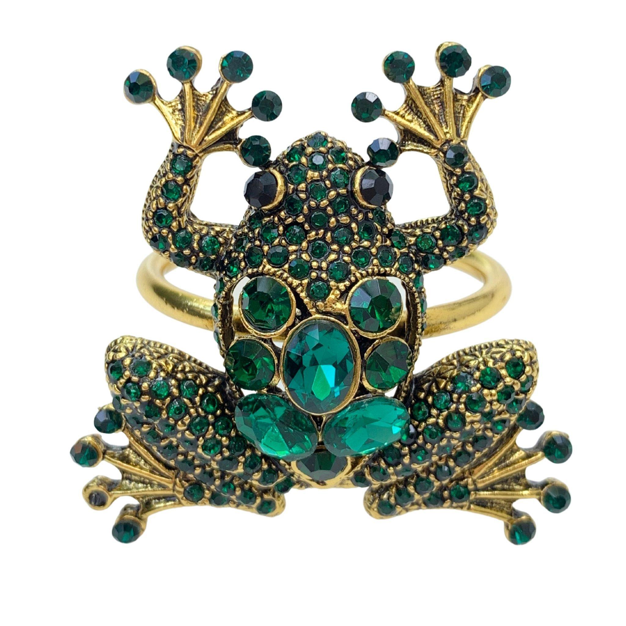 Jeweled Frog Napkin Rings | Set of 2 - Flying Sheep Country