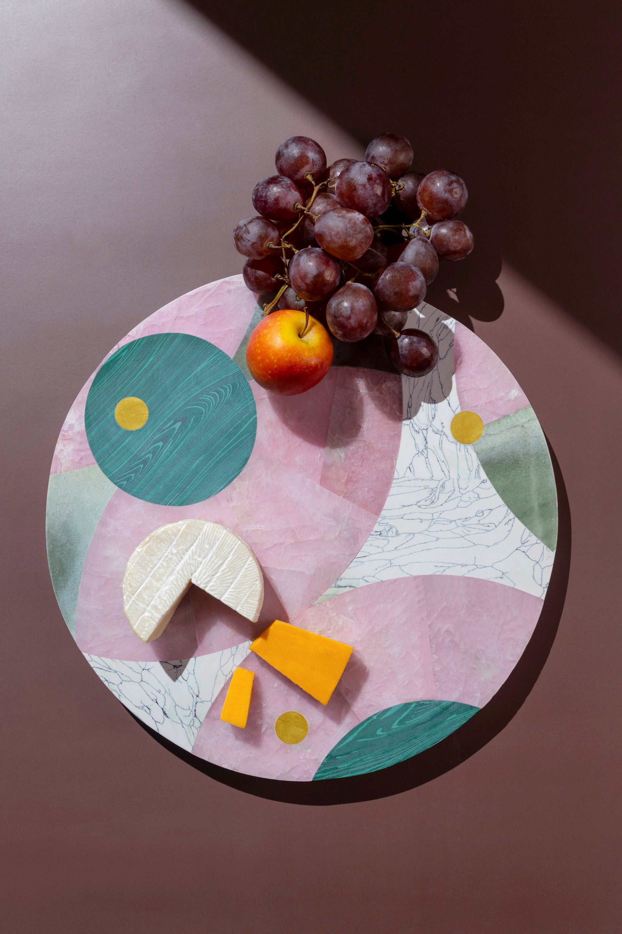 Brilliance Marble Cheese Board, 12"