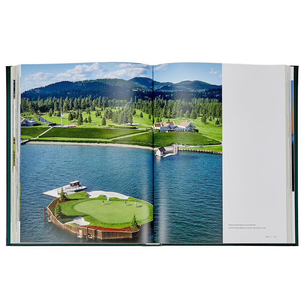 Golf: The Ultimate Book in Bonded Leather Over The Moon
