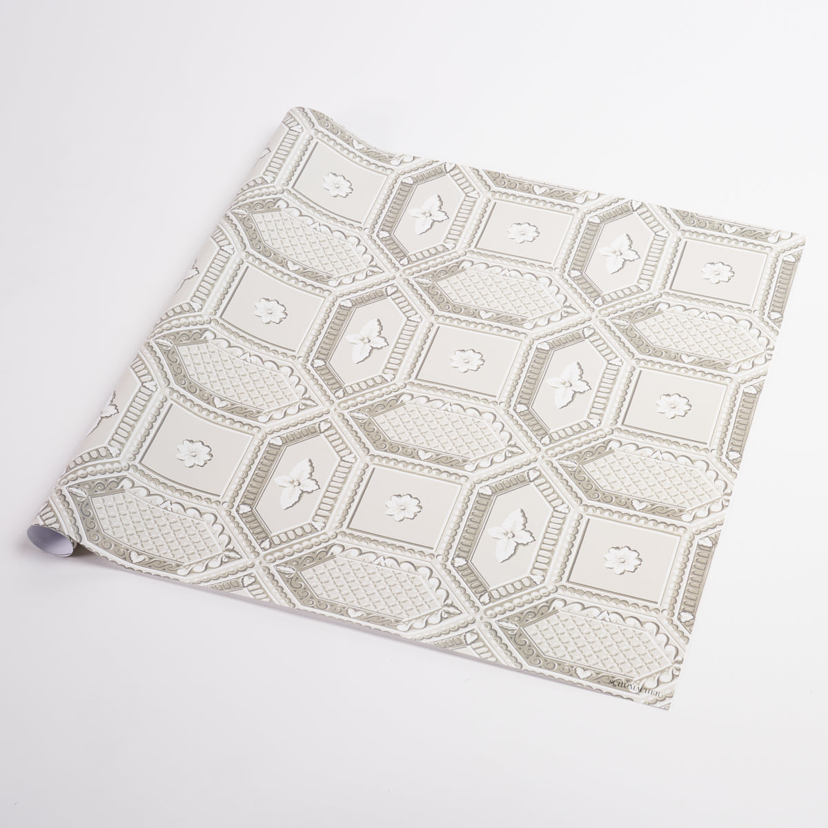 Lacunaria Wrapping Paper In Stone