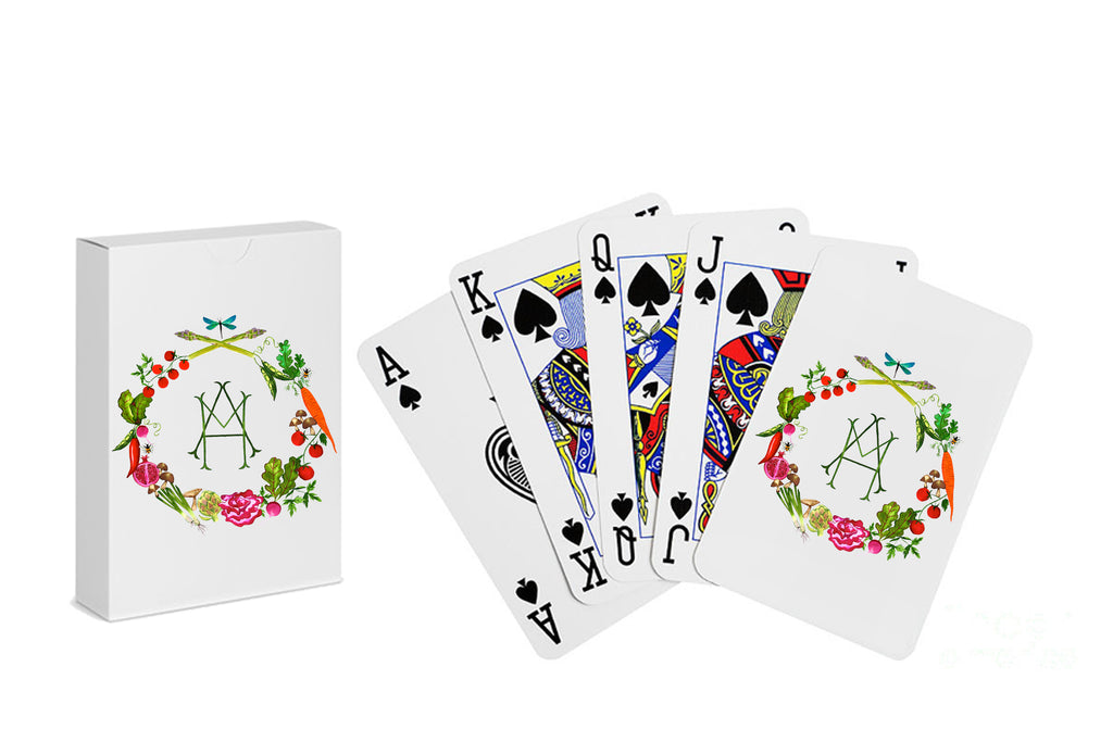 Personalized Crest Playing Cards